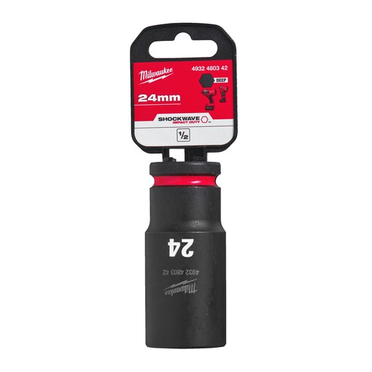 MILWAUKEE NASADKA UDAROWA 1/2" 24mm DŁUGA -zdjęcie numer 2