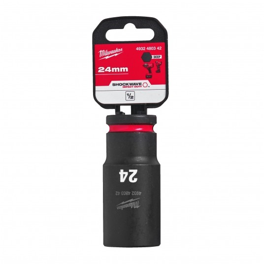 MILWAUKEE NASADKA UDAROWA 1/2" 24mm DŁUGA -zdjęcie numer 3