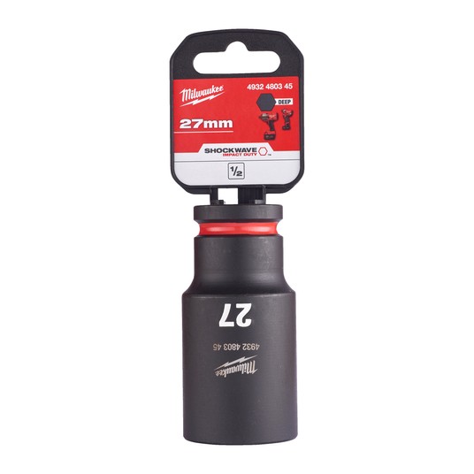 MILWAUKEE NASADKA UDAROWA 1/2" 27mm DŁUGA -zdjęcie numer 2