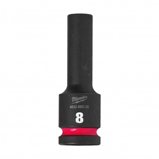 MILWAUKEE NASADKA UDAROWA 1/2" 8mm DŁUGA -zdjęcie numer 1