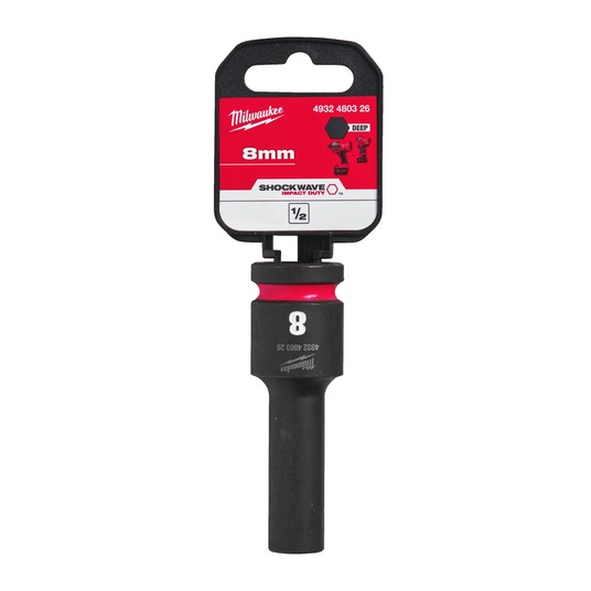MILWAUKEE NASADKA UDAROWA 1/2" 8mm DŁUGA -zdjęcie numer 3