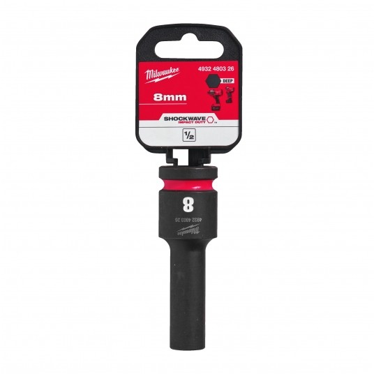 MILWAUKEE NASADKA UDAROWA 1/2" 8mm DŁUGA -zdjęcie numer 3