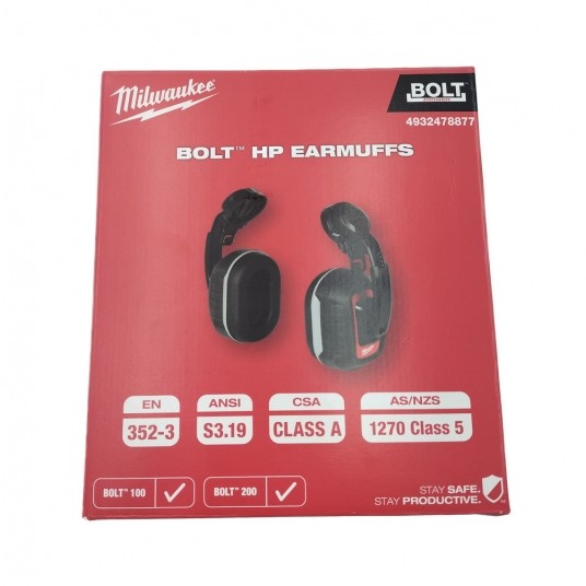 MILWAUKEE NAUSZNIKI DO KASKU BOLT 4932478877 -zdjęcie numer 1