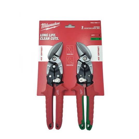 MILWAUKEE NOŻYCE DO BLACHY 2szt 4932499017 -zdjęcie numer 1