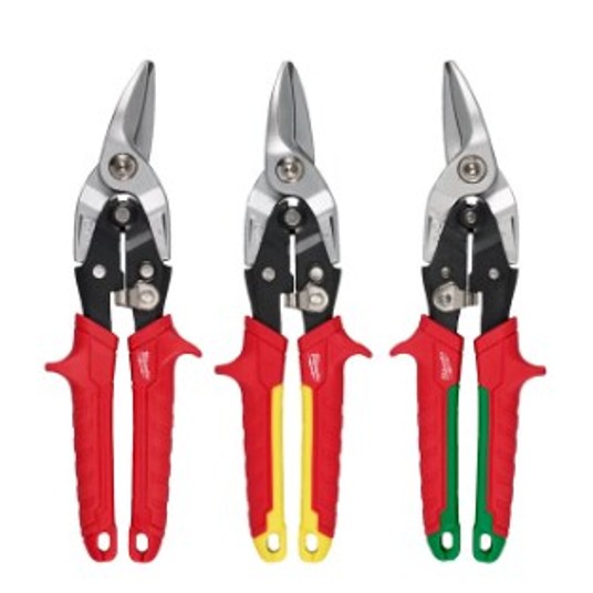MILWAUKEE NOŻYCE DO BLACHY AVIATION SNIP 3szt -zdjęcie numer 1