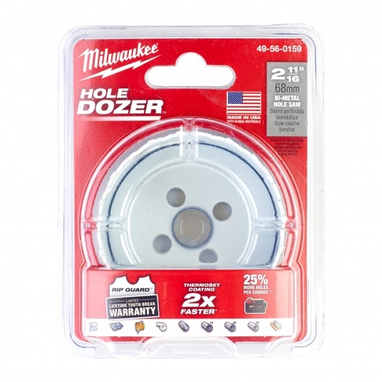 MILWAUKEE OTWORNICA BIMETALOWA 68mm -zdjęcie numer 4
