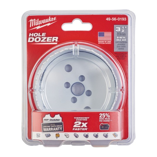 MILWAUKEE OTWORNICA BIMETALOWA 89mm -zdjęcie numer 3