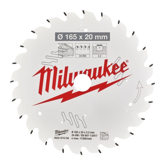 MILWAUKEE PIŁA TARCZOWA 160mm 48ATB 4932471291 -zdjęcie numer 1