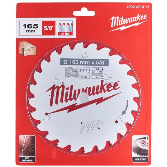 MILWAUKEE PIŁA TARCZOWA 165mm 24z 4932471311 -zdjęcie numer 2