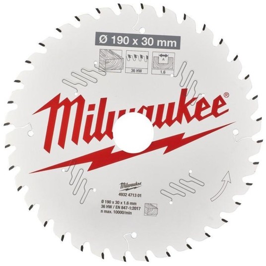 MILWAUKEE PIŁA TARCZOWA 190mm 36z 4932471301 -zdjęcie numer 2