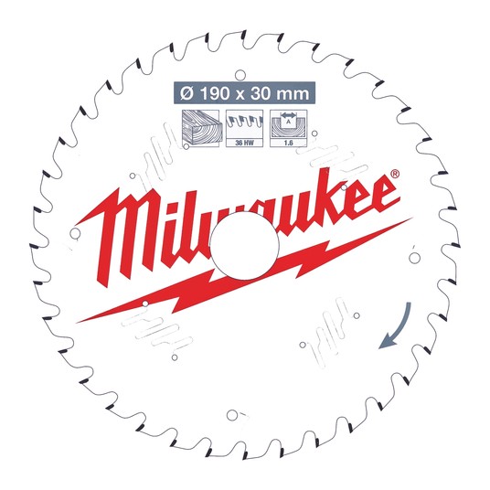 MILWAUKEE PIŁA TARCZOWA 190mm 4z 4932471304 -zdjęcie numer 2