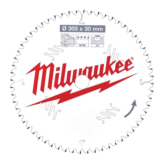 MILWAUKEE PIŁA TARCZOWA 210mm 48z ATB 4932471325 -zdjęcie numer 2