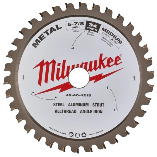 MILWAUKEE PIŁA TARCZOWA DO ALUMINIUM 203mm 58z -zdjęcie numer 1