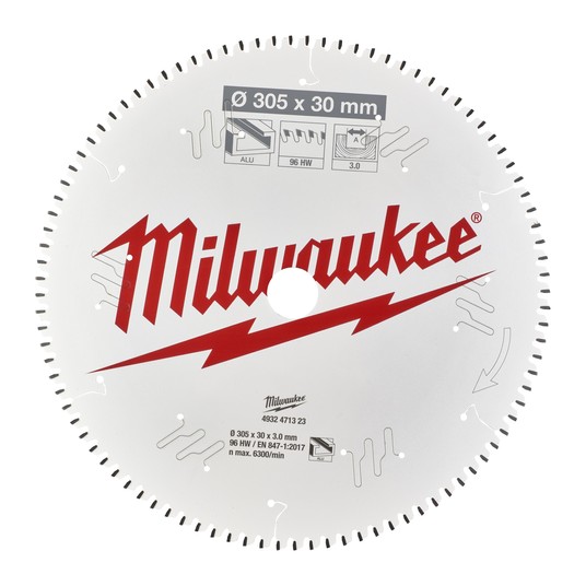 MILWAUKEE PIŁA TARCZOWA DO ALUMINIUM 305mm 96z -zdjęcie numer 2