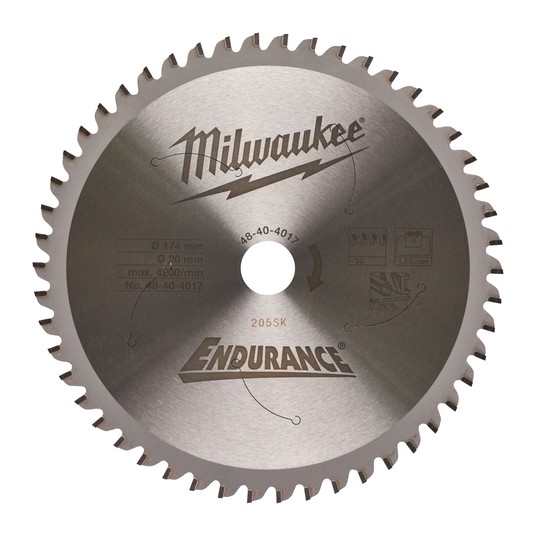 MILWAUKEE PIŁA TARCZOWA DO METALU 174mm 50z -zdjęcie numer 1