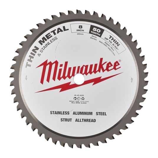MILWAUKEE PIŁA TARCZOWA DO METALU 203mm 50z -zdjęcie numer 1