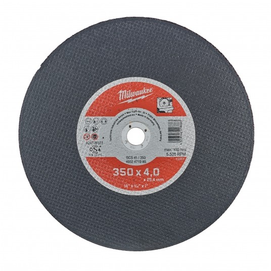 MILWAUKEE TARCZA CUTWSCS 350x4 PRO+ -zdjęcie numer 3