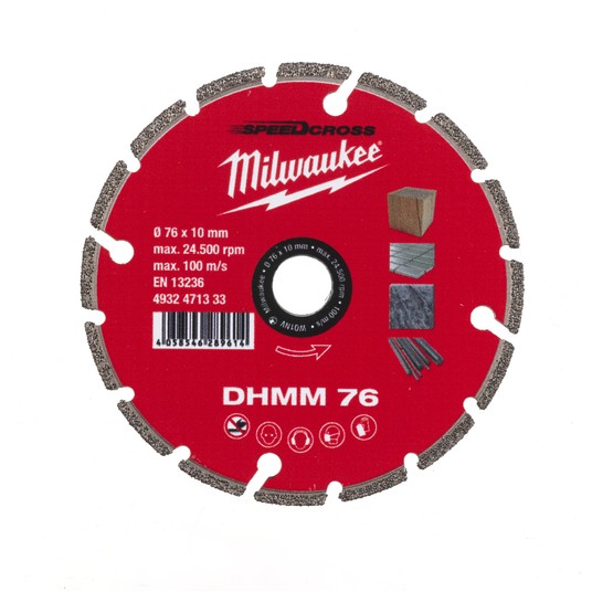 MILWAUKEE TARCZA DIAM. DHMM 76mm 4932471333 -zdjęcie numer 3