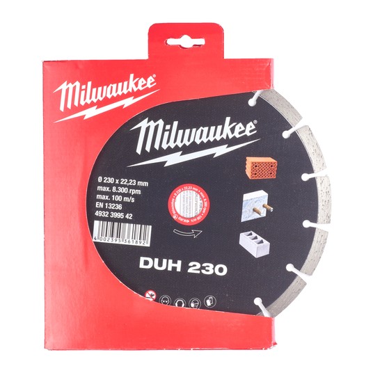MILWAUKEE TARCZA DIAMENTOWA DUH 230mm -zdjęcie numer 3
