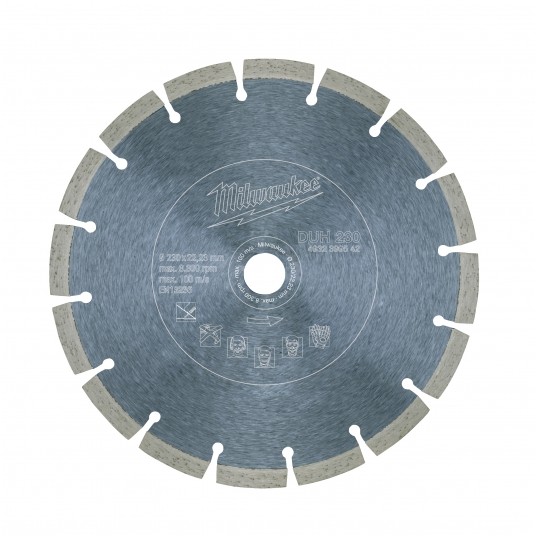 MILWAUKEE TARCZA DIAMENTOWA DUH 230mm -zdjęcie numer 3