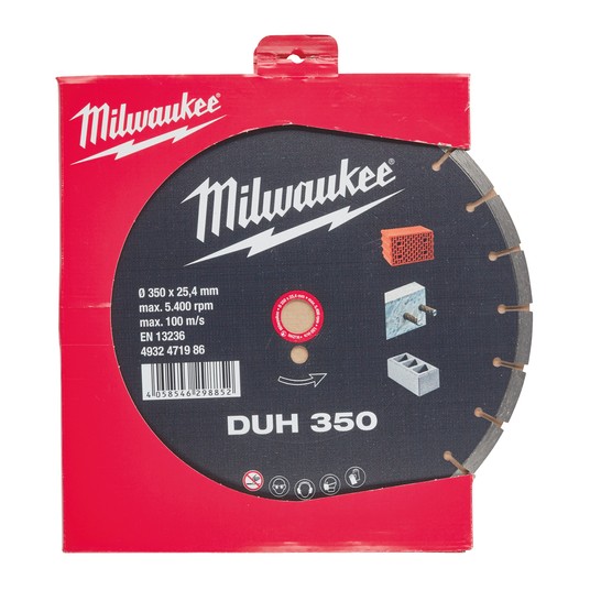 MILWAUKEE TARCZA DIAMENTOWA DUH 300mm -zdjęcie numer 2