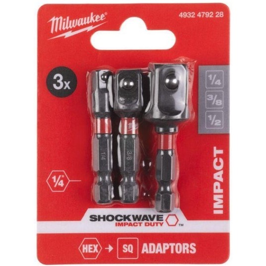 MILWAUKEE UCHWYT DO NASADEK UDAROWYCH 1/2,3/8,1/4" -zdjęcie numer 2