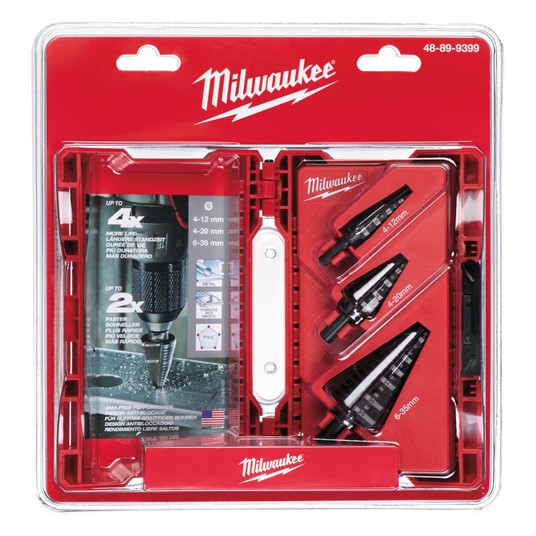 MILWAUKEE WIERTŁA WIELOSTOPNIOWE 4-35mm 3szt -zdjęcie numer 2