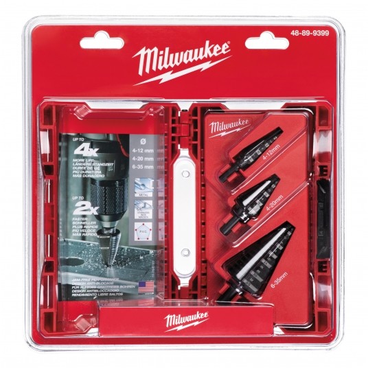 MILWAUKEE WIERTŁA WIELOSTOPNIOWE 4-35mm 3szt -zdjęcie numer 3