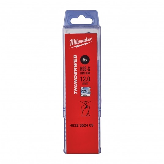 MILWAUKEE WIERTŁO DO METALU THUNDERWEB 12,0mm -zdjęcie numer 2