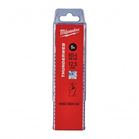 MILWAUKEE WIERTŁO DO METALU THUNDERWEB 12,5mm -zdjęcie numer 2