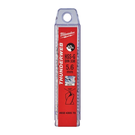 MILWAUKEE WIERTŁO DO METALU THUNDERWEB 3,5mm 2szt -zdjęcie numer 3