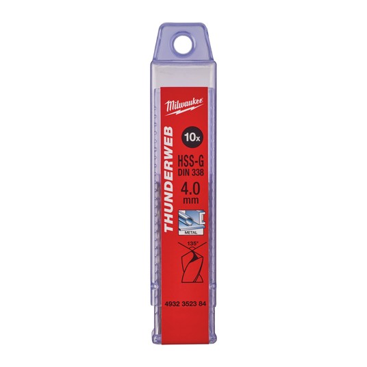 MILWAUKEE WIERTŁO DO METALU THUNDERWEB 4,0mm -zdjęcie numer 2