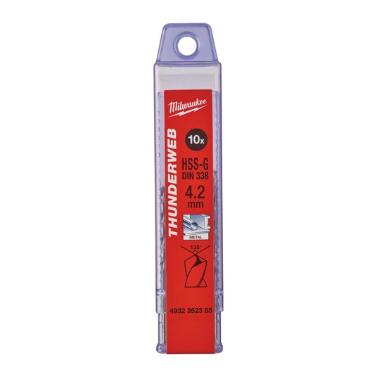 MILWAUKEE WIERTŁO DO METALU THUNDERWEB 4,2mm -zdjęcie numer 2
