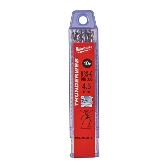 MILWAUKEE WIERTŁO DO METALU THUNDERWEB 4,5mm -zdjęcie numer 2