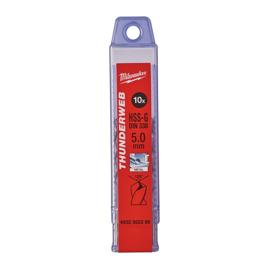 MILWAUKEE WIERTŁO DO METALU THUNDERWEB 5,0mm -zdjęcie numer 2
