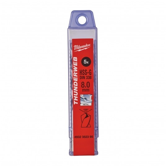 MILWAUKEE WIERTŁO DO METALU THUNDERWEB 8,0mm -zdjęcie numer 2