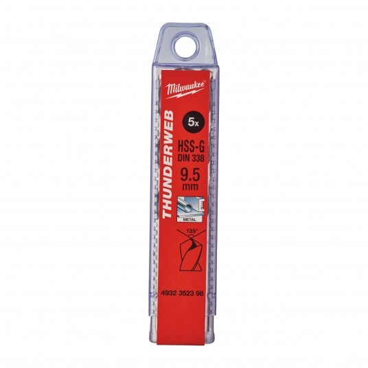 MILWAUKEE WIERTŁO DO METALU THUNDERWEB 9,5mm -zdjęcie numer 2