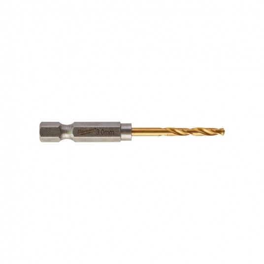 MILWAUKEE WIERTŁO DO METALU TYTAN 3.0mm 6K 1/4" -zdjęcie numer 1