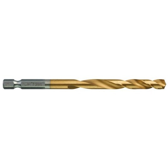 MILWAUKEE WIERTŁO DO METALU TYTAN 7.0mm 6K 1/4" -zdjęcie numer 1