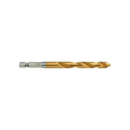 MILWAUKEE WIERTŁO DO METALU TYTAN 8.0mm 6K 1/4" -zdjęcie numer 1