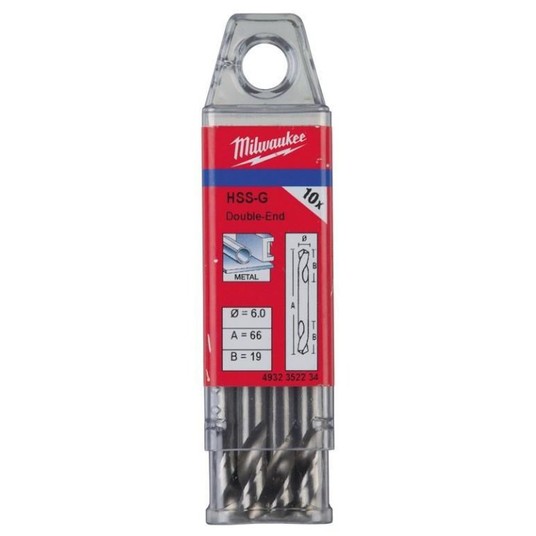 MILWAUKEE WIERTŁO HSS DWUSTRONNE 6.0mm -zdjęcie numer 2