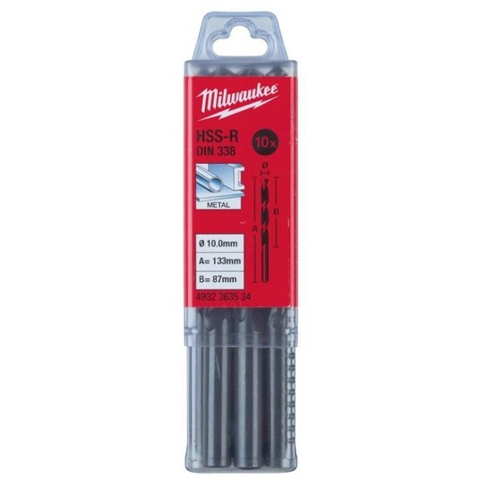MILWAUKEE WIERTŁO HSS-R 10,0mm -zdjęcie numer 2