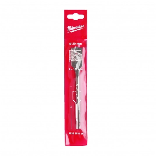 MILWAUKEE WIERTŁO PIÓROWE DO DREWNA 20X152mm -zdjęcie numer 2