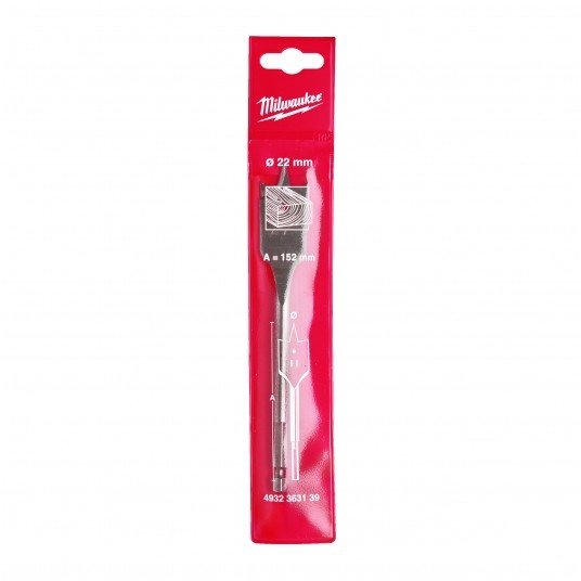 MILWAUKEE WIERTŁO PIÓROWE DO DREWNA 22X152mm -zdjęcie numer 2