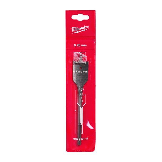 MILWAUKEE WIERTŁO PIÓROWE DO DREWNA 26X152mm -zdjęcie numer 2