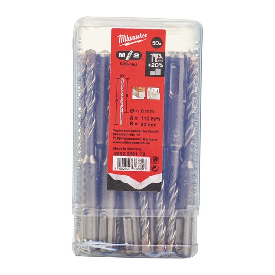 MILWAUKEE WIERTŁO SDS+ 6X050/110mm -zdjęcie numer 2