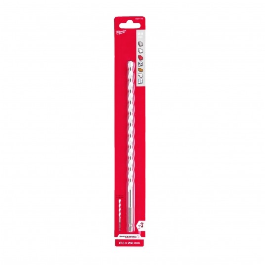 MILWAUKEE WIERTŁO UNIWERSALNE 8X400mm -zdjęcie numer 2