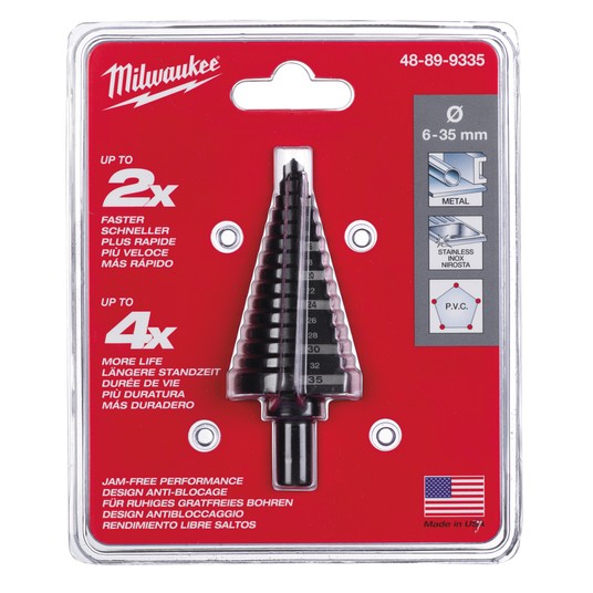 MILWAUKEE WIERTŁO WIELOSTOPNIOWE 6-35mm 48899335 -zdjęcie numer 2