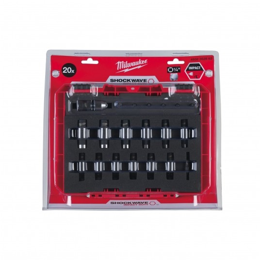 MILWAUKEE ZASTAW NASADEK HEX 1/4" 20sz. 4932352862 -zdjęcie numer 5