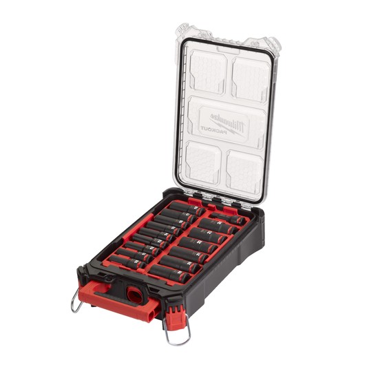 MILWAUKEE ZESTAW NASADEK UDAR. 1/2" PACKOUT 16el -zdjęcie numer 2